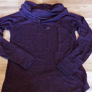 Heather purple sweater, size small